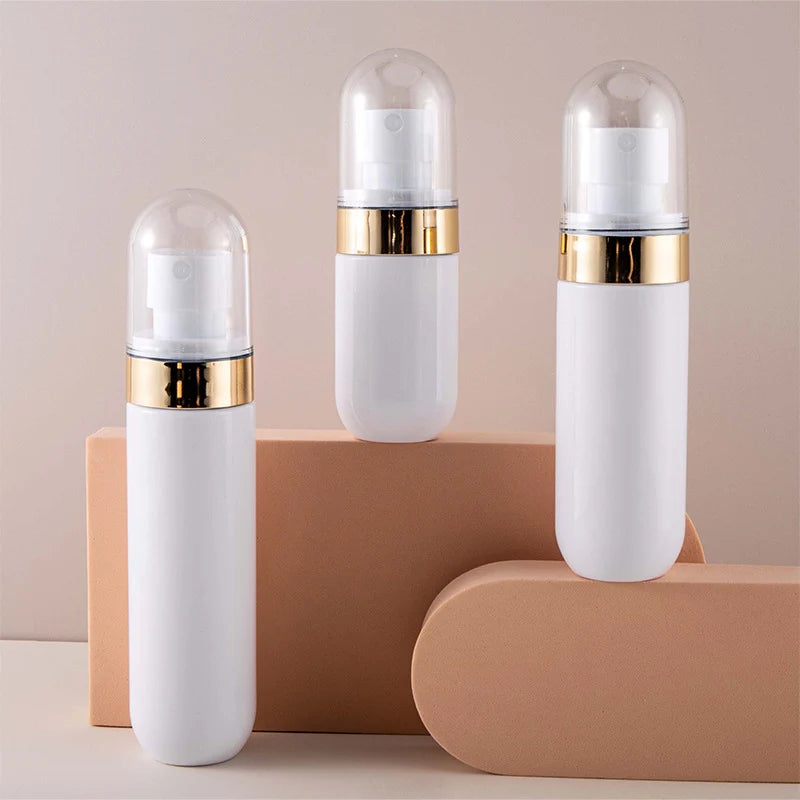 Delverona Continuous Mist Lotion Bottle Gold Rim