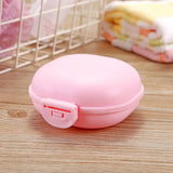 Delverona Portable Covered Soap Dish With Drain