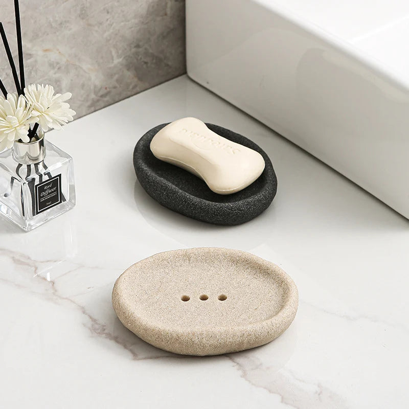 Delverona Resin Stone Style Draining Soap Dish