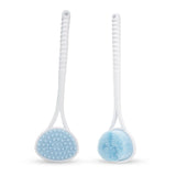 Delverona Long Handle Silicone Bath Shower Brush Lazy