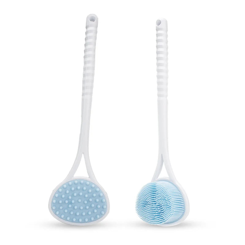 Delverona Long Handle Silicone Bath Shower Brush Lazy