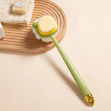 Delverona Dual Side Bath Shower Back Scrubbing Brush