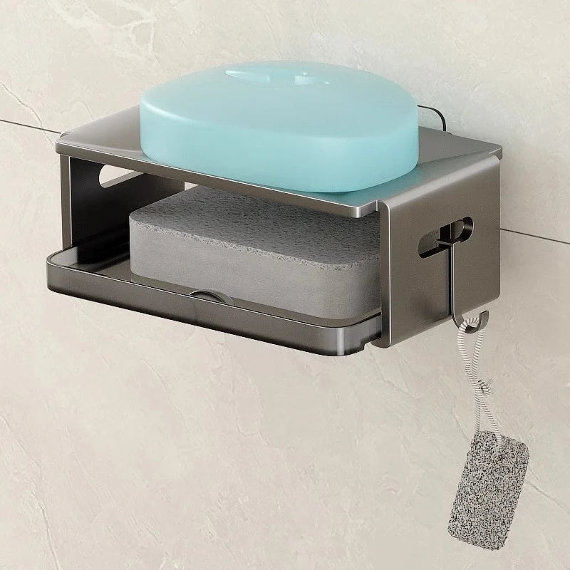 Delverona Wall Mounted Double Layer Soap Dish