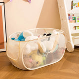 Delverona Foldable Laundry Basket With Handles Space Saving