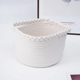 Delverona Cotton Rope Woven Decorative Storage Basket